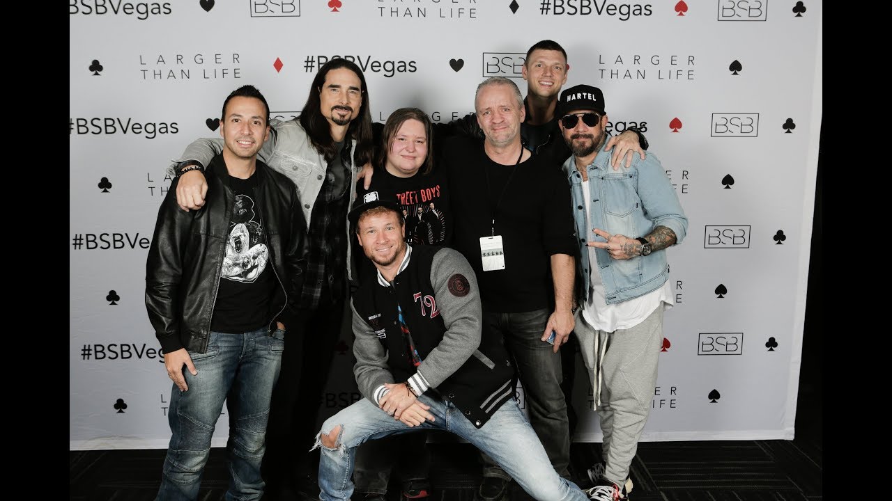 Carrie and Daddy In Vegas to Meet & Greet & see the Backstreet Boys Live!