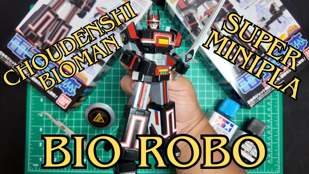 PURE NOSTALGIA | ASMR Gunpla-Style Build &ndash; Super Minipla Bio Robo | Choudenshi Bioman