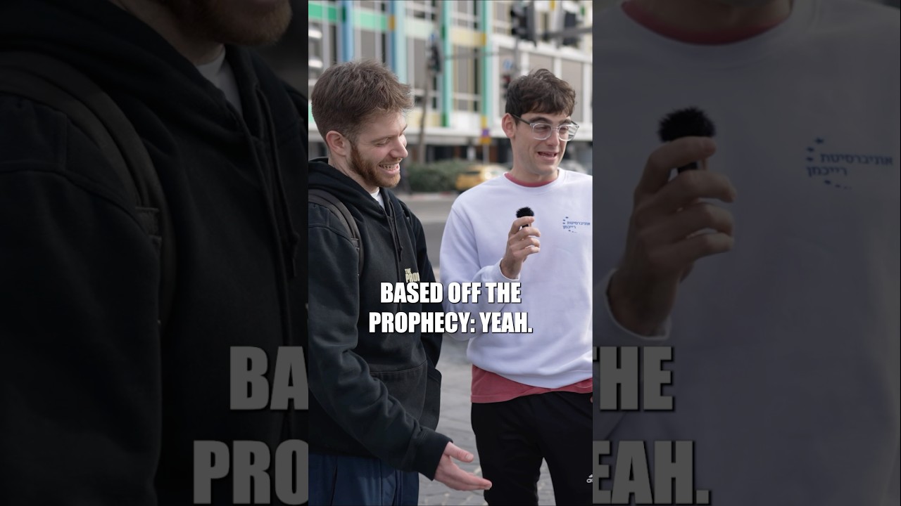 Sharing Jesus Prophecy with Jews in Israel