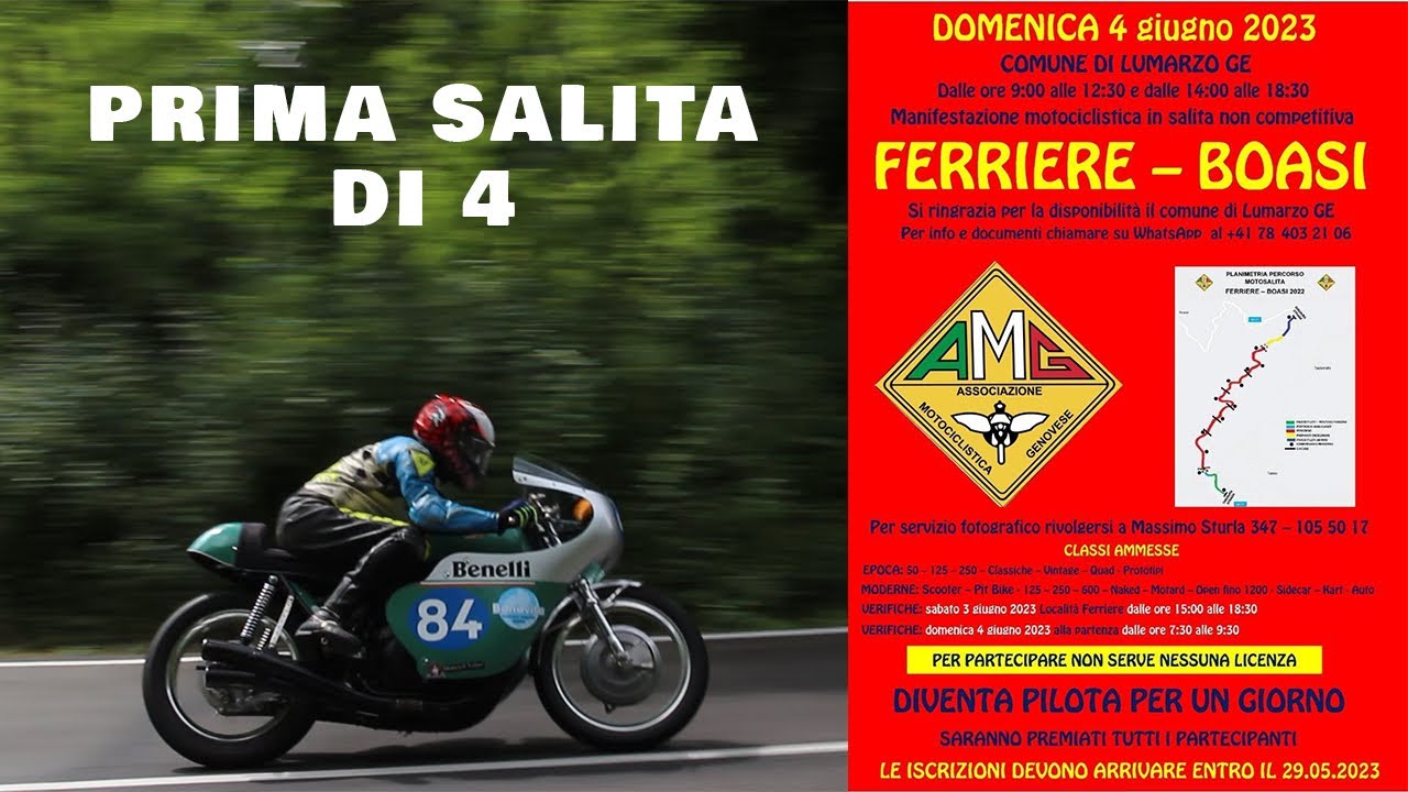 MOTOSALITA FERRIERE - BOASI 2023 | Prima Salita