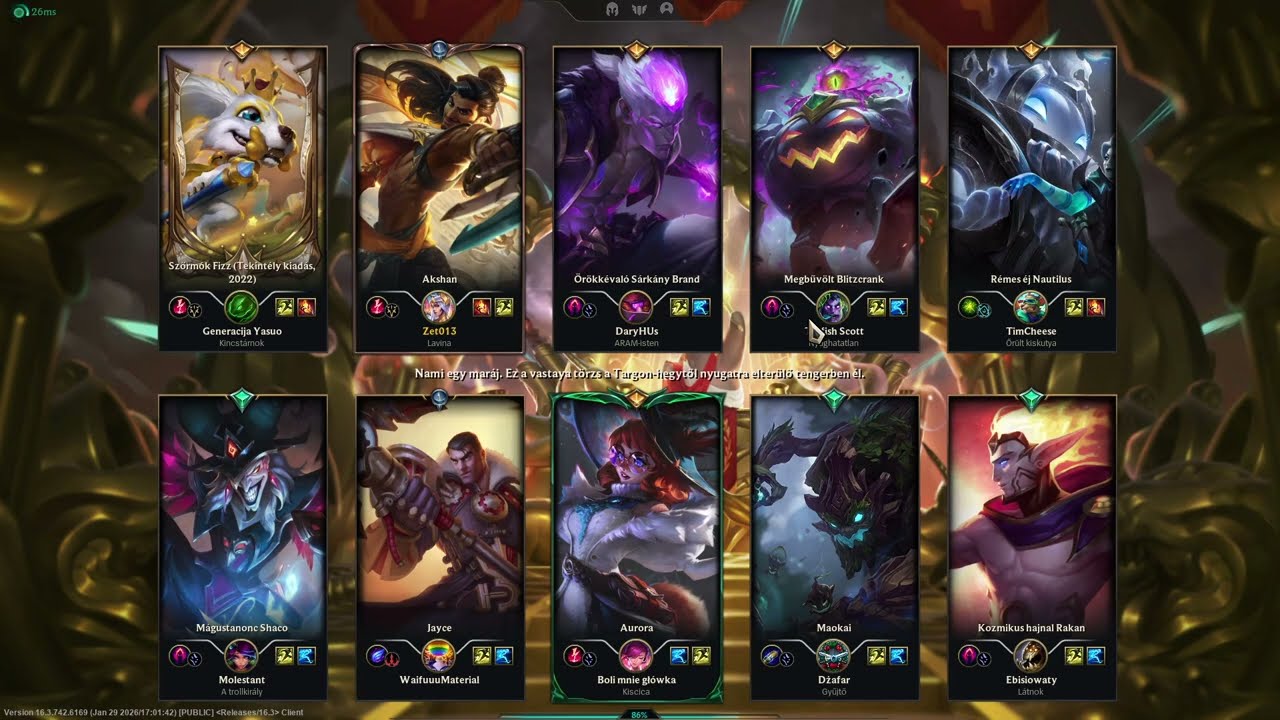 URF LoL stream – laza URF | végén egy kis aram káosz