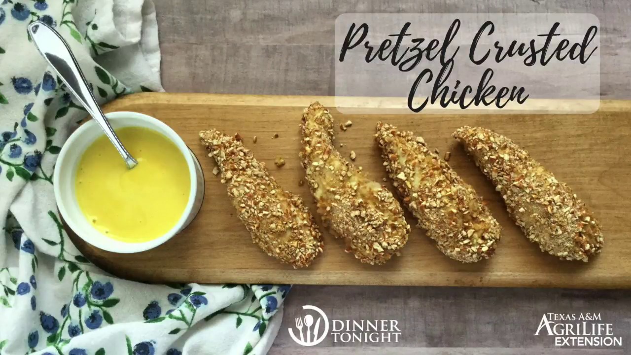 Pretzel Crusted Chicken