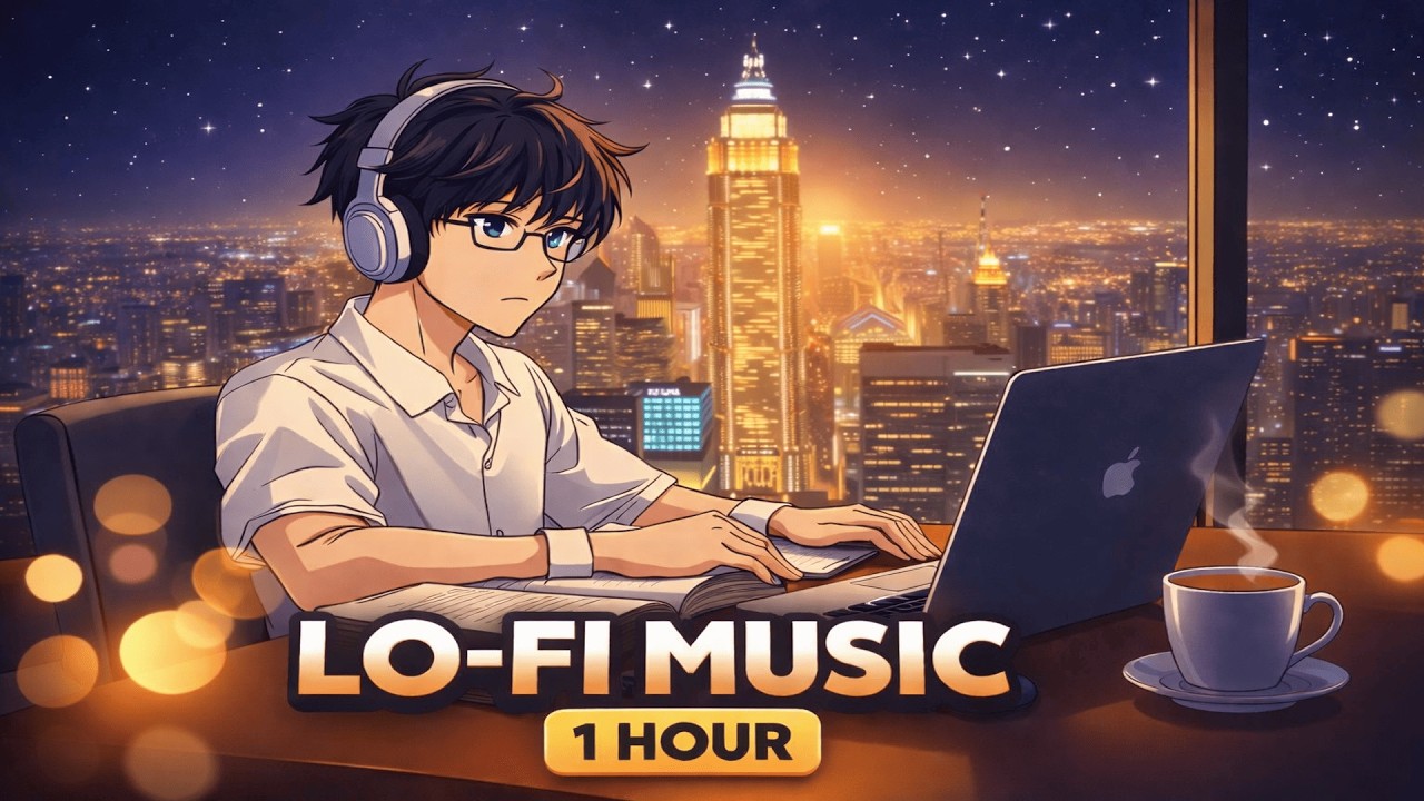 1 Hour Lofi Chill Beats 🎧 | Relaxing Study & Focus Music | Deep Work Background Mix