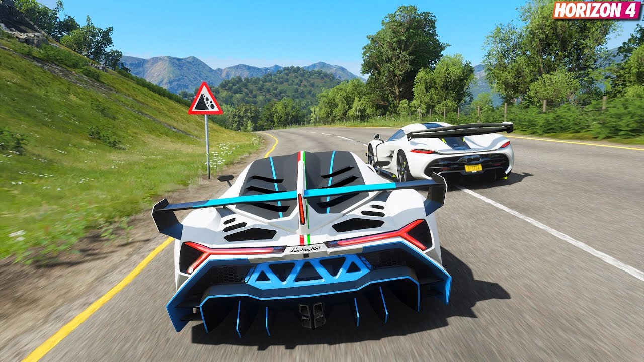 Forza Horizon 4 - 1,500HP ! Lamborghini Veneno | Goliath Race Gameplay