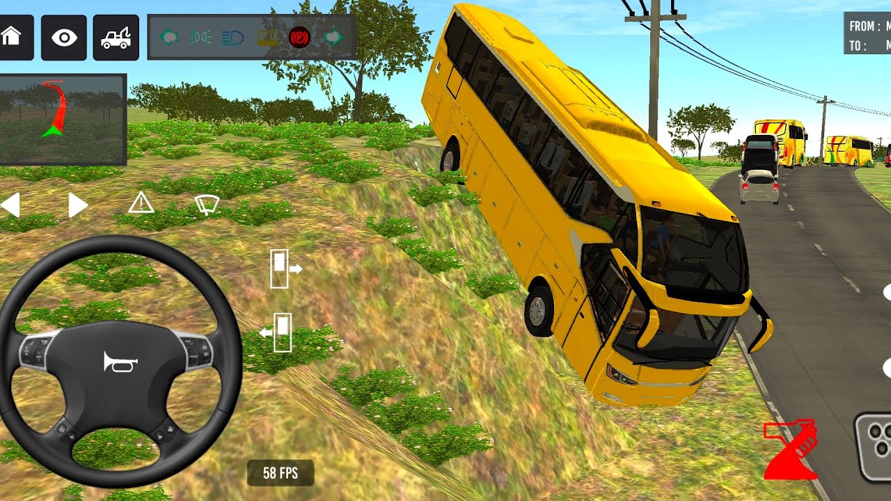 euro coach bus simulator 😱🚌 || new coach bus simulator part- Android gameplay