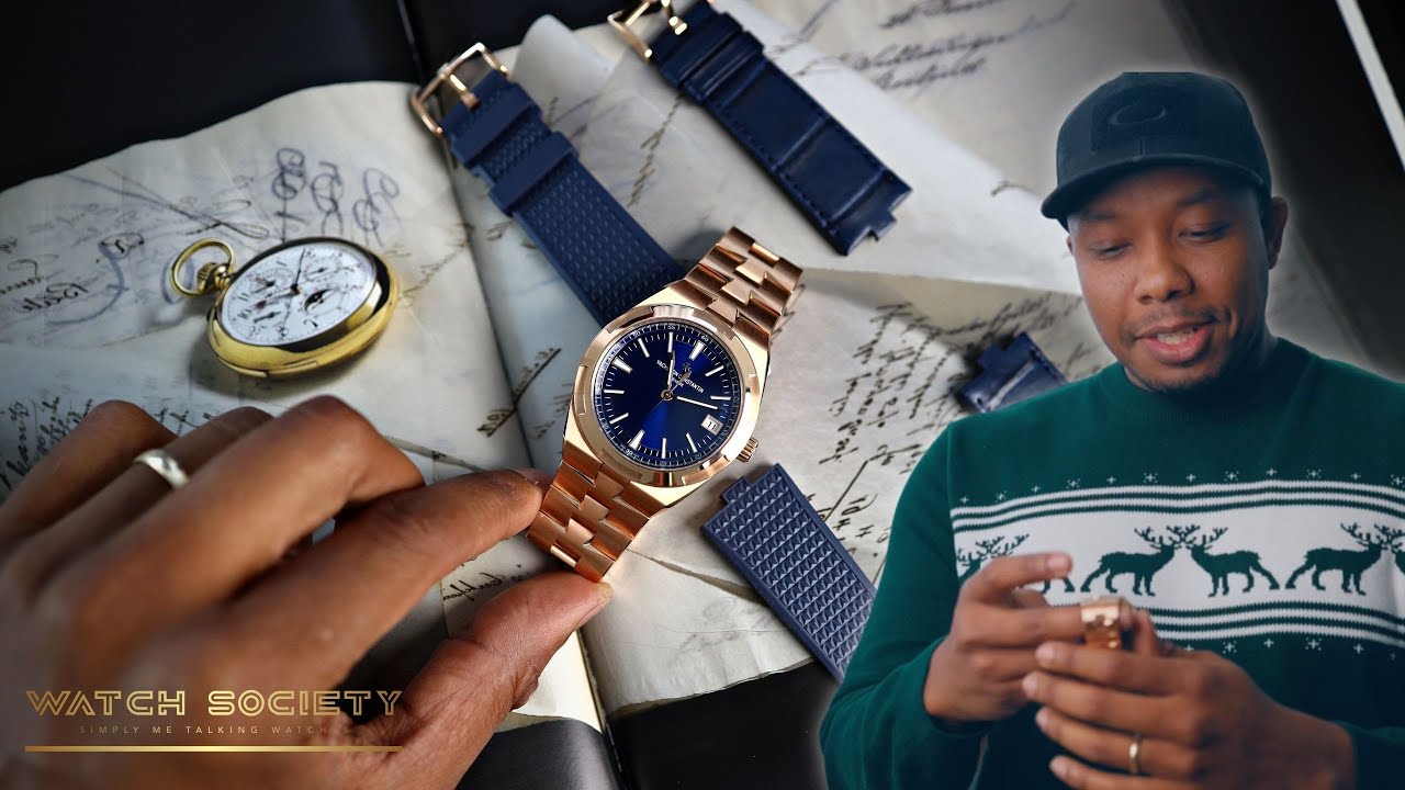 Unboxing My New Vacheron Overseas Blue Dial! A Close Look At Vacheron Overseas in Rose Gold!