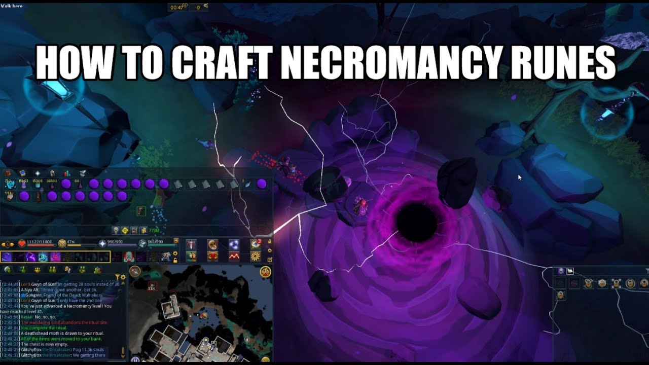 How to craft necromancy runes | Runescape 3