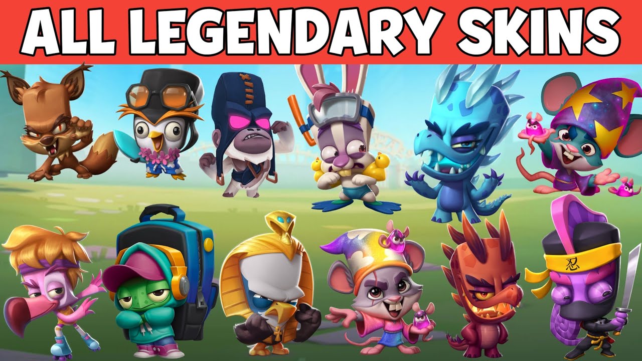 All Legendary Skins | Zooba