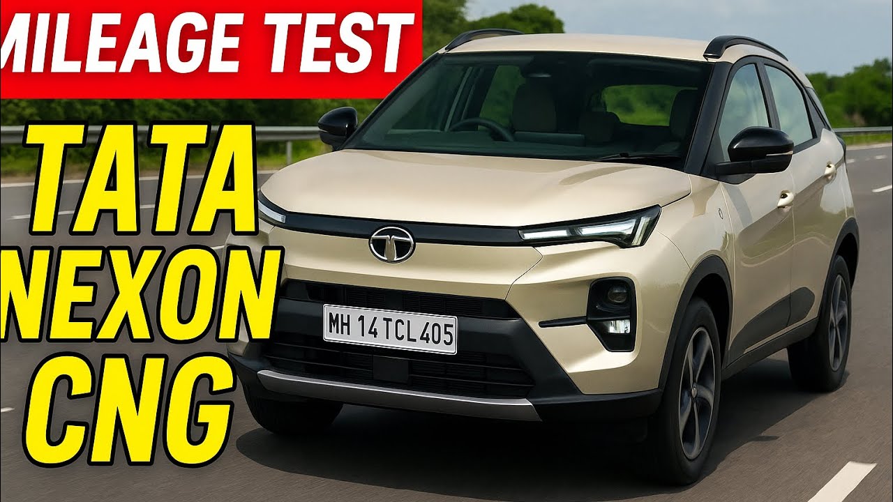 Nexon CNG mileage Test on Highway #trending #nexon #cng #automobile #youtube #new #viral #tata #car