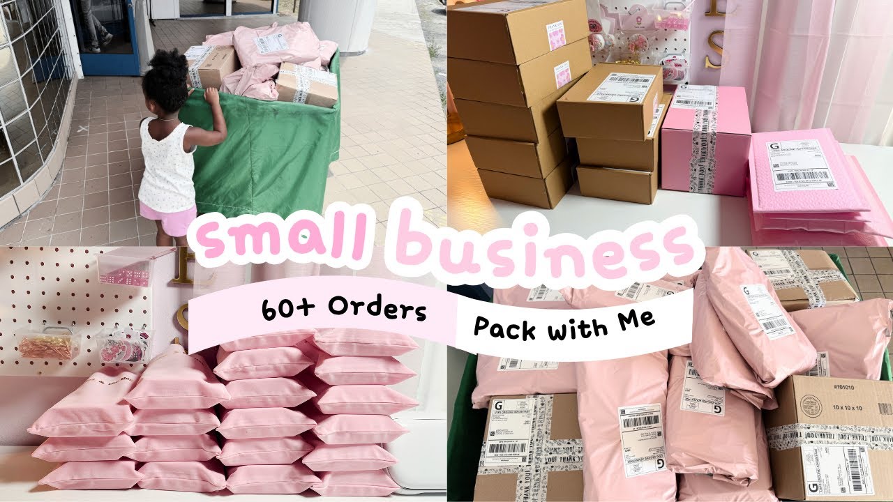 I’m Drowning in Orders 😩 Post Office Run + Nonstop Packing 📦