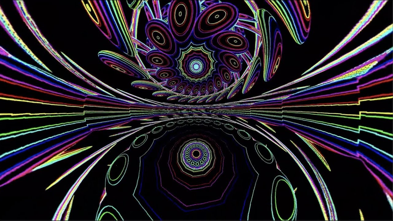 360 VR Kaleidoscope Tunnel  (Chroma Road)