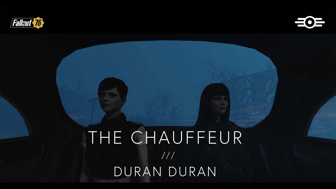 The Chauffeur /// Duran Duran - Fallout 76 Music Video by TA_KASHIYUKA Flatlands, Soundstage Shelter