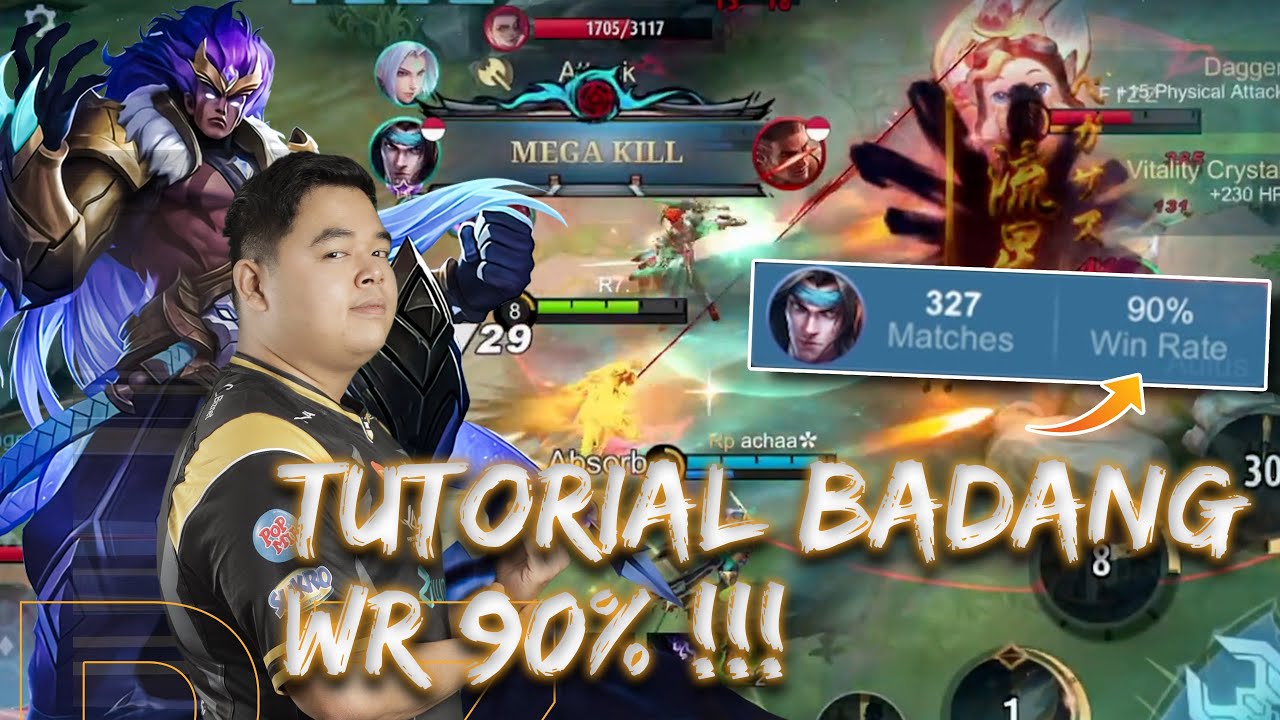TUTORIAL BIKIN PAQUITO GA BERKUTIK PAKE BADANG WR 90% !! - MOBILE LEGENDS
