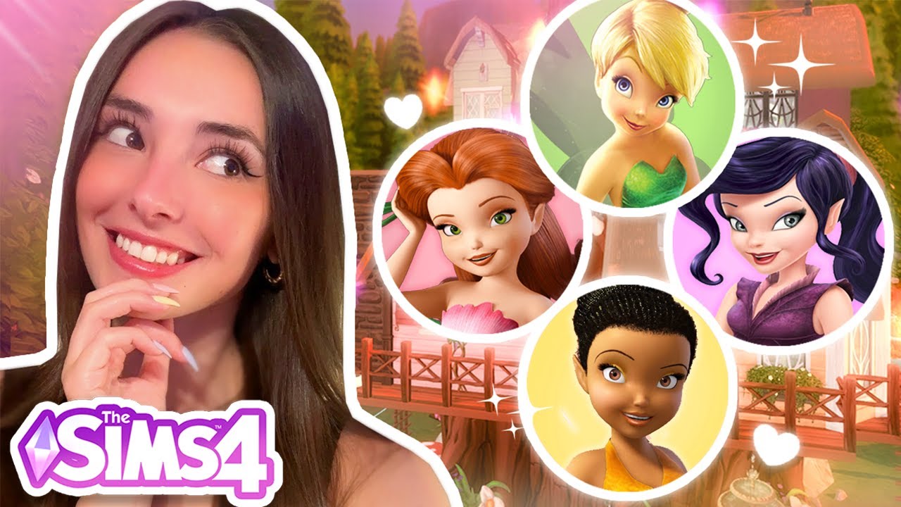 I Built a Treehouse for DISNEY FAIRIES in The Sims 4