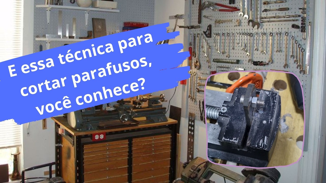Técnica para cortar parafusos