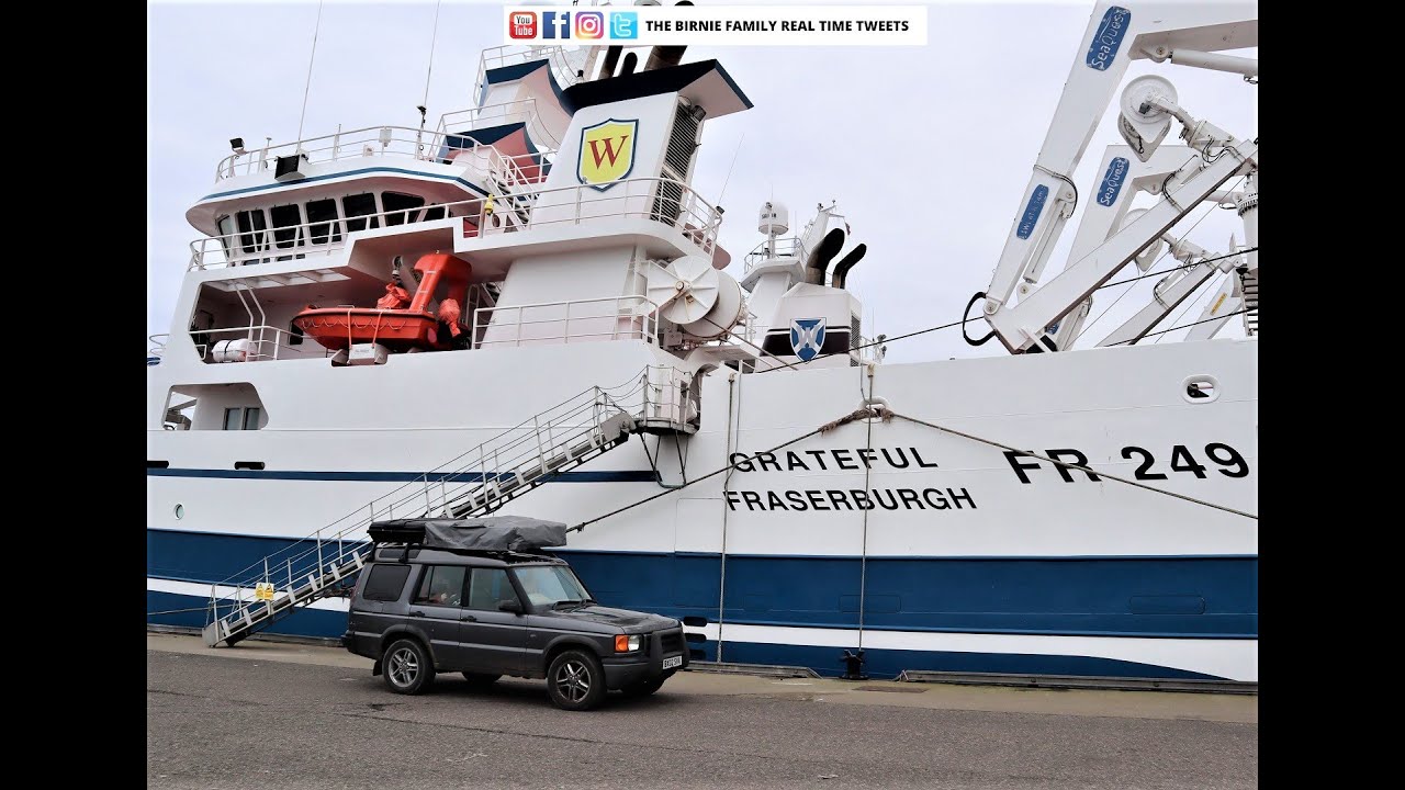 A Road Trip To The Trawlers At Fraserburgh Harbour | Part Two - BF Car and Off Road Vlogging #72