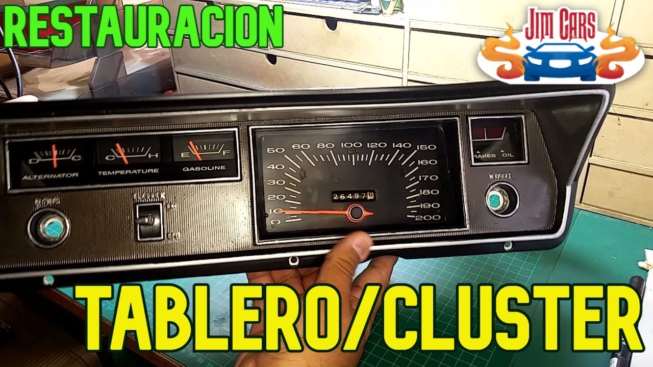 Restauracion del Tablero del Valiant - Valiant Plymouth Custer Restoration 