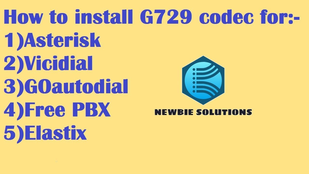КАК УСТАНОВИТЬ КОДЕК G729 ДЛЯ ASTERISK, VICIDIAL, GOAUTODIAL, FREEPBX, ELASTIX | УЧЕБНОЕ РУКОВОДС...