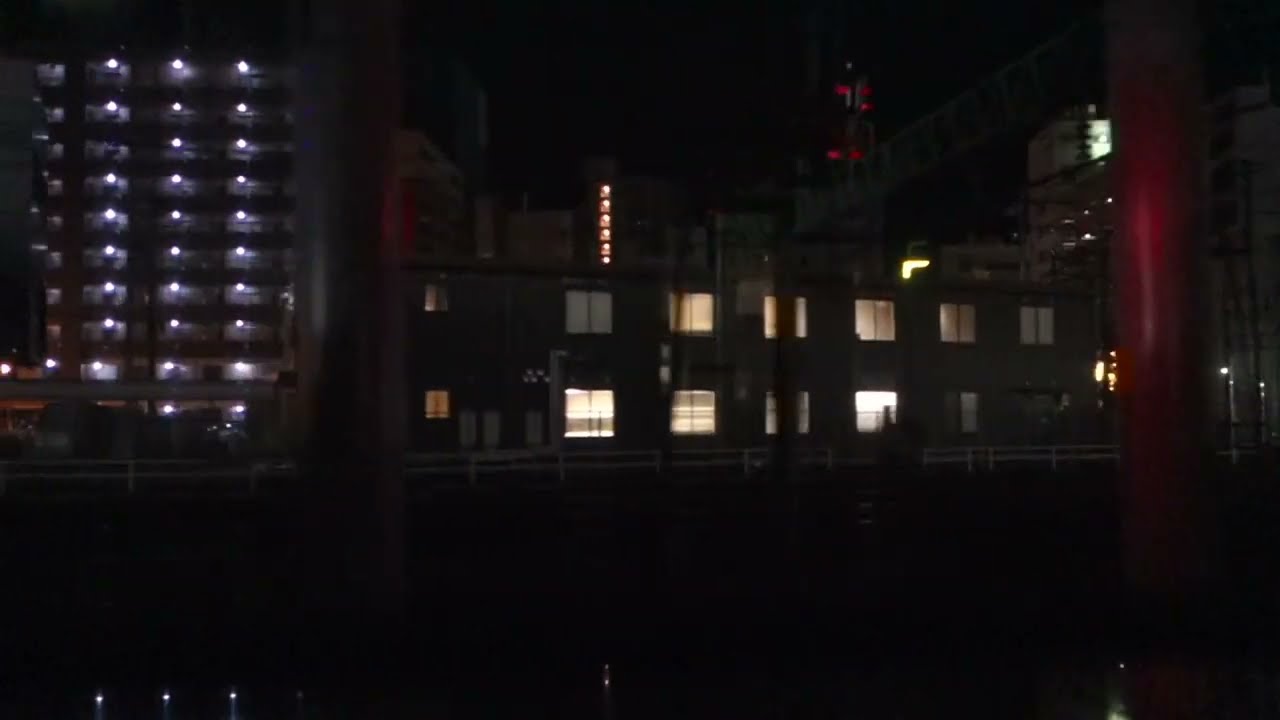 北斗星 【車窓】太子堂駅から仙台駅発車まで