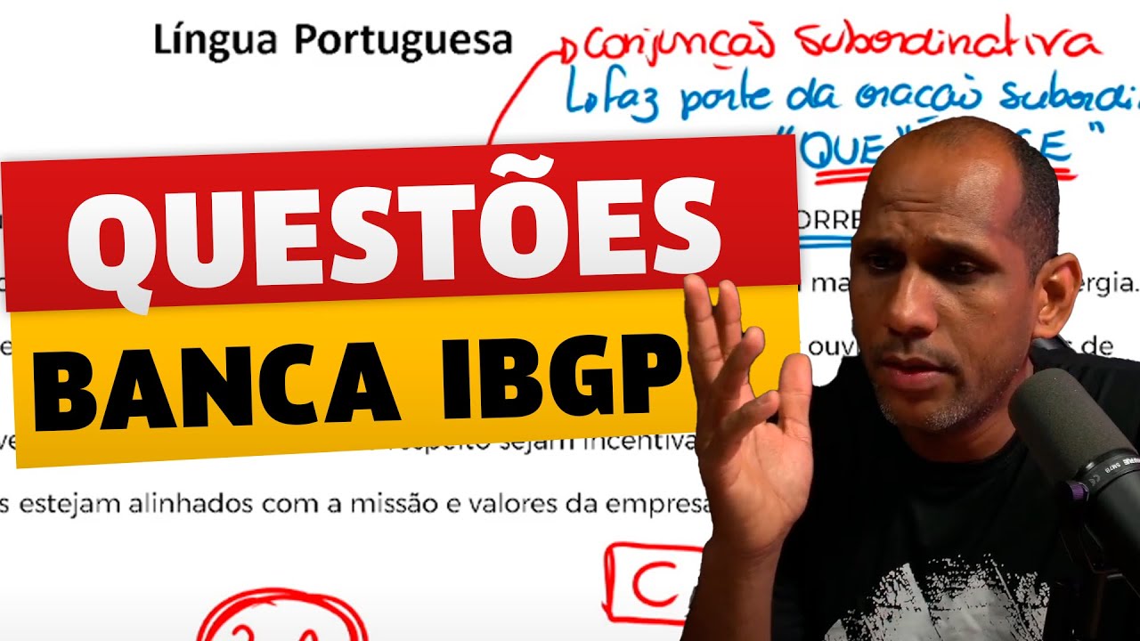 Questões de Língua Portuguesa da Banca IBGP: Como Resolver e Gabaritar!