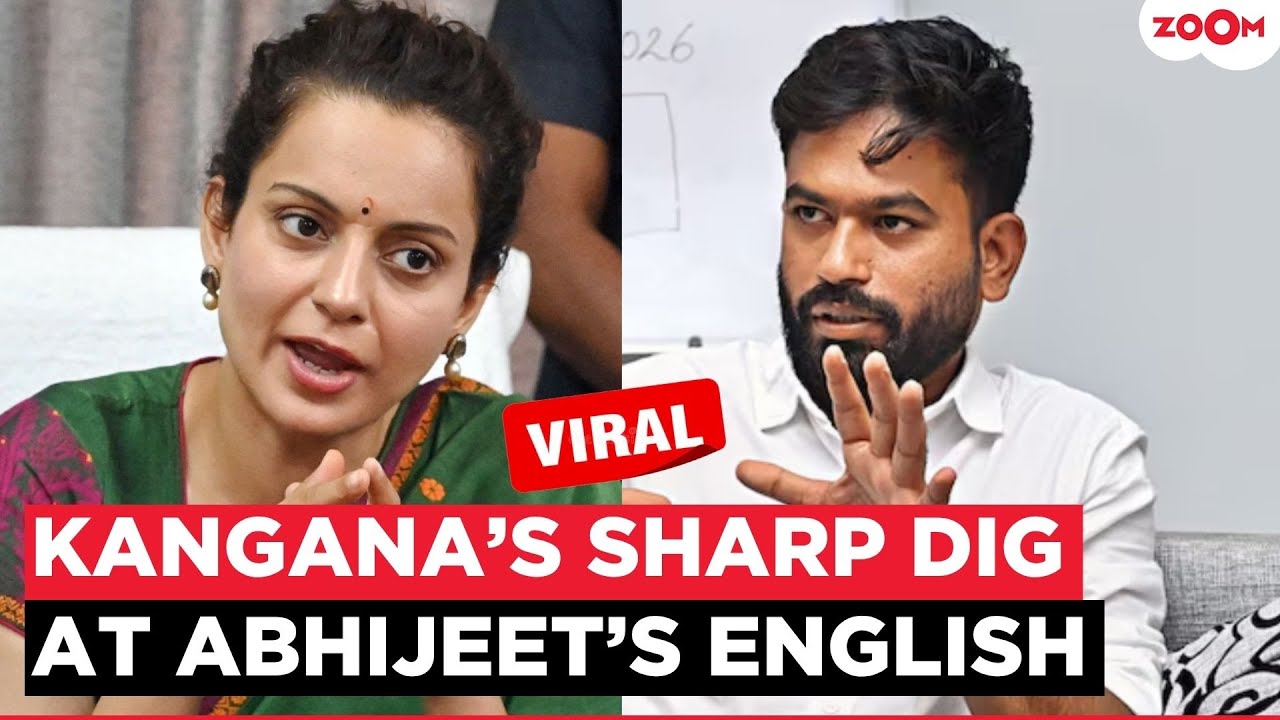 Kangana Ranaut&rsquo;s BIG Dig at Abhijeet Dipke&rsquo;s English Goes Viral! &ldquo;One Is Fire, Other Needs A...&rdquo;