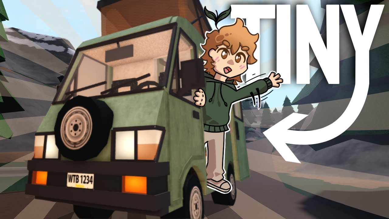 I Tried Building the Smallest Possible Camper Van! | Bloxburg
