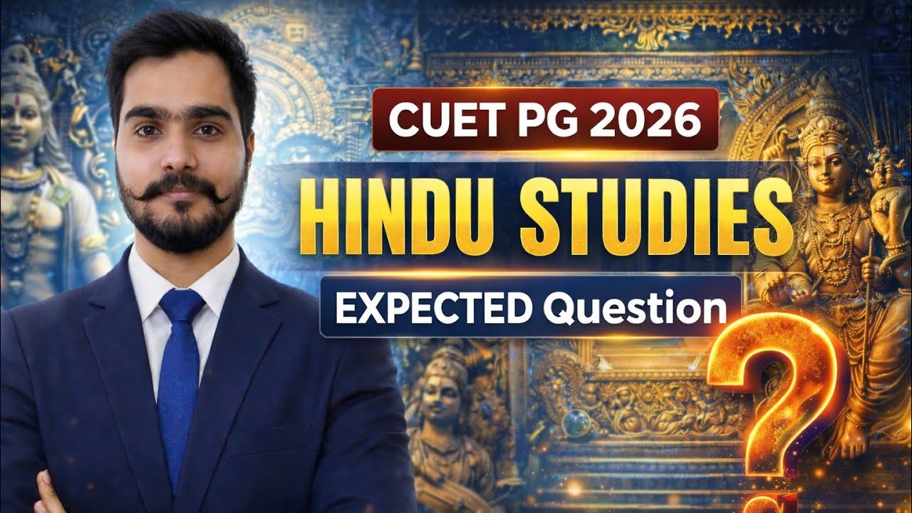 Cuet Pg 2026। Hindu Studies। Most Imp Questions। Most Expected Question। Imp MCQ। Hindu Studies PYQ