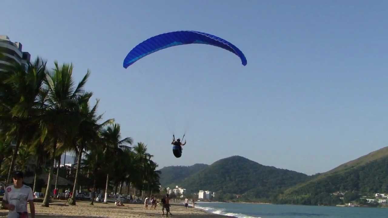 Caraguatatuba - Praia Martin de Sá - Pouso de Paraglider