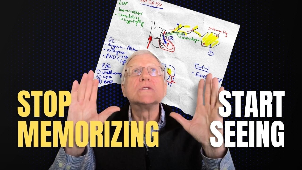 Stop Memorizing Heart Failure: Draw Left Ventricular Congestive Heart Failure Step-by-Step