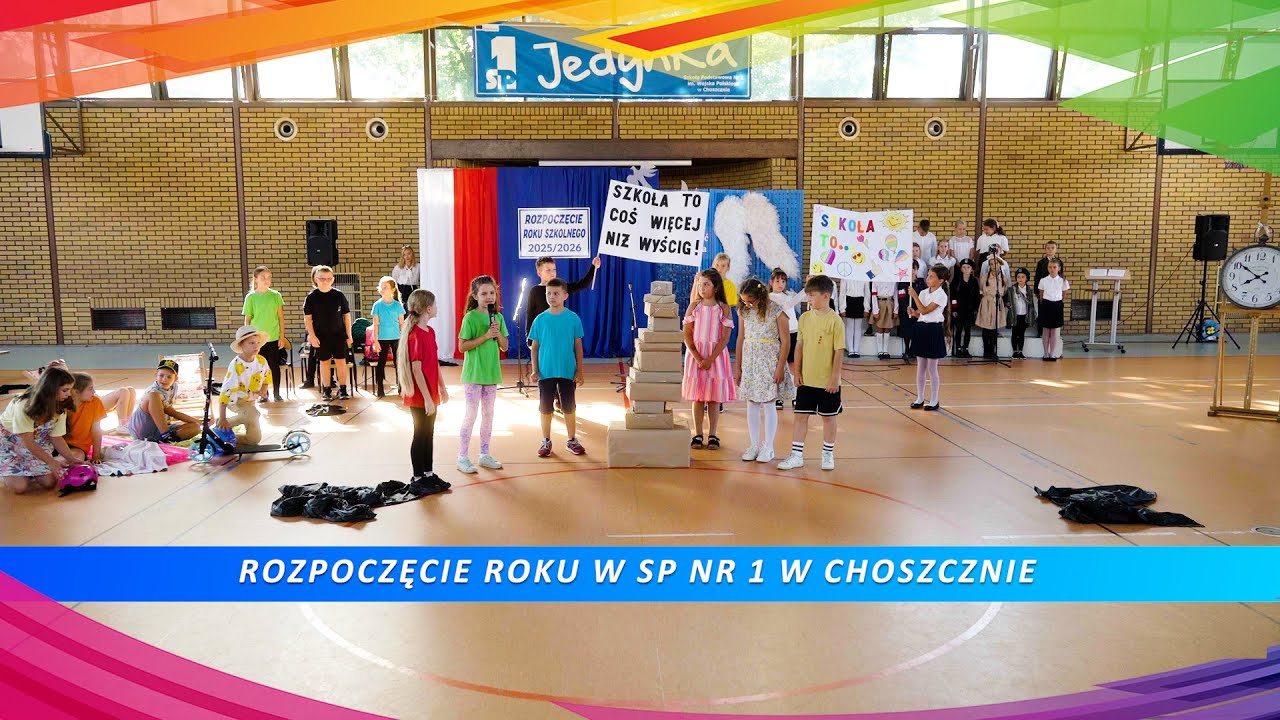 Rozpoczęcie roku szkolonego w SP nr 1 w Choszcznie