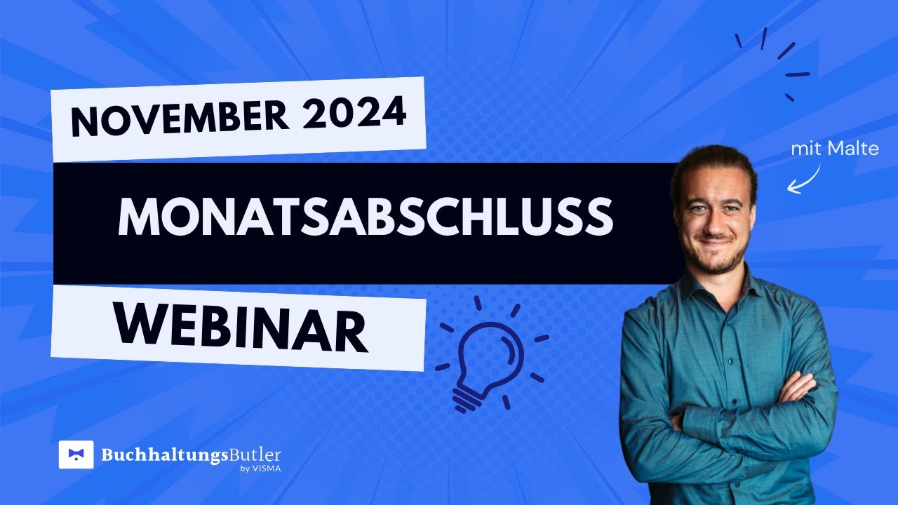 Monatsabschlusswebinar 06.11.24 | BuchhaltungsButler