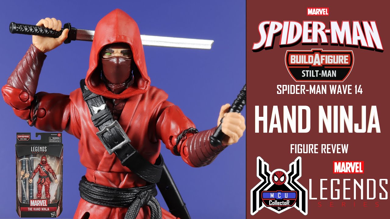Marvel Legends HAND NINJA SpiderMan Stilt Man BAF Wave Figure Review
