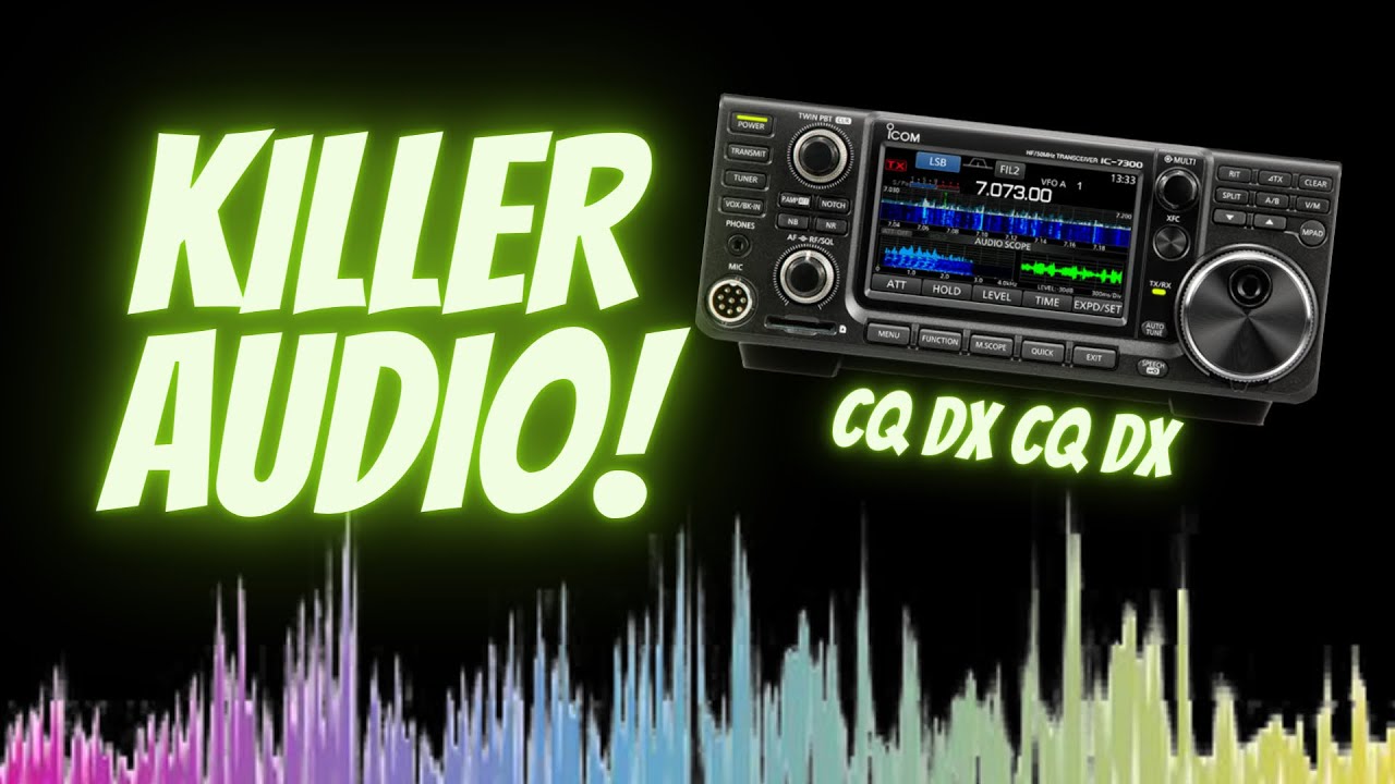Icom 7300: как настроить звук PILEUP BUSTING