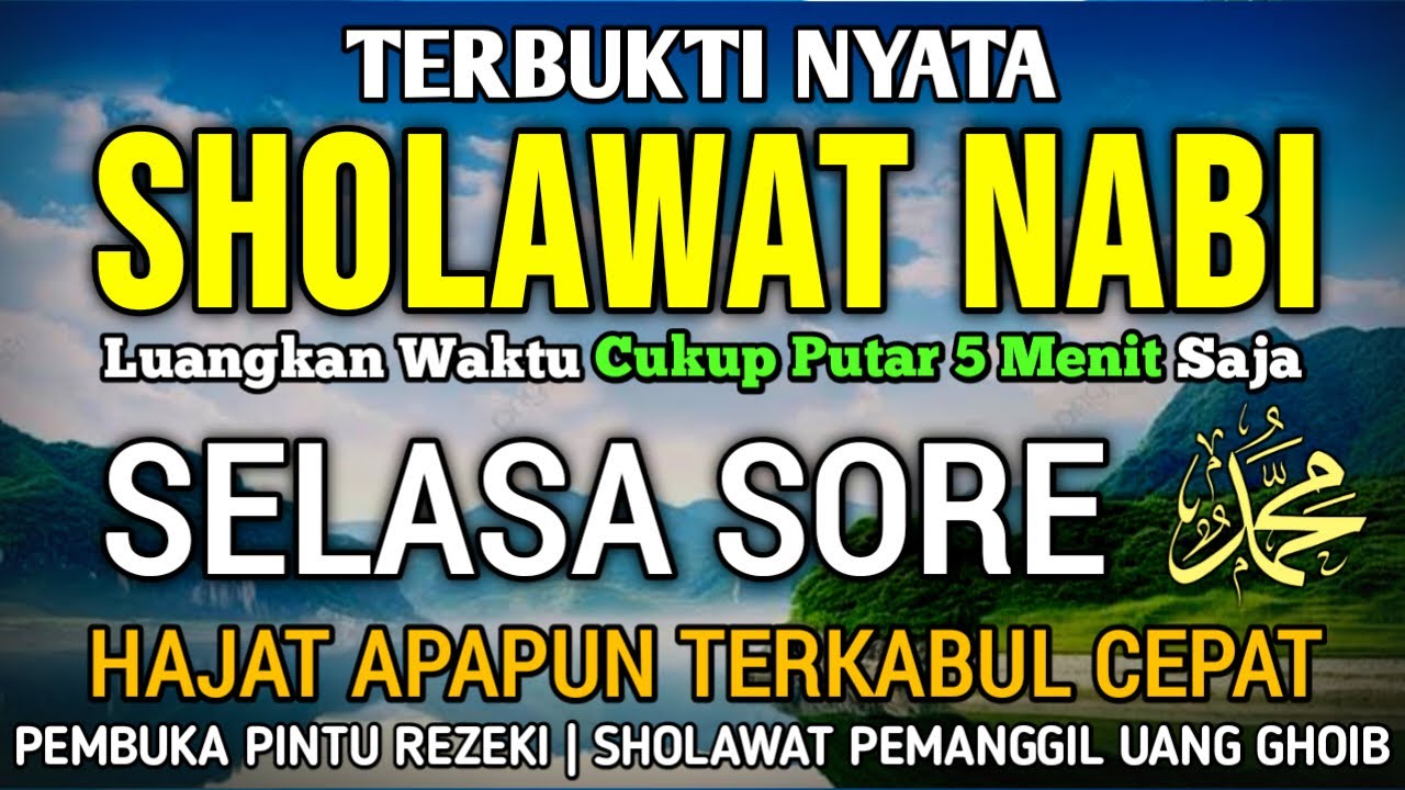SHOLAWAT JIBRIL PENARIK REZEKI PALING MUSTAJAB, SHOLAWAT NABI MUHAMMAD SAW, Sholawat Jibril Merdu