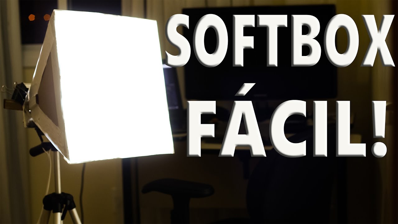 DIY-Como fazer Softbox caseiro - Iluminação para vídeos e fotos