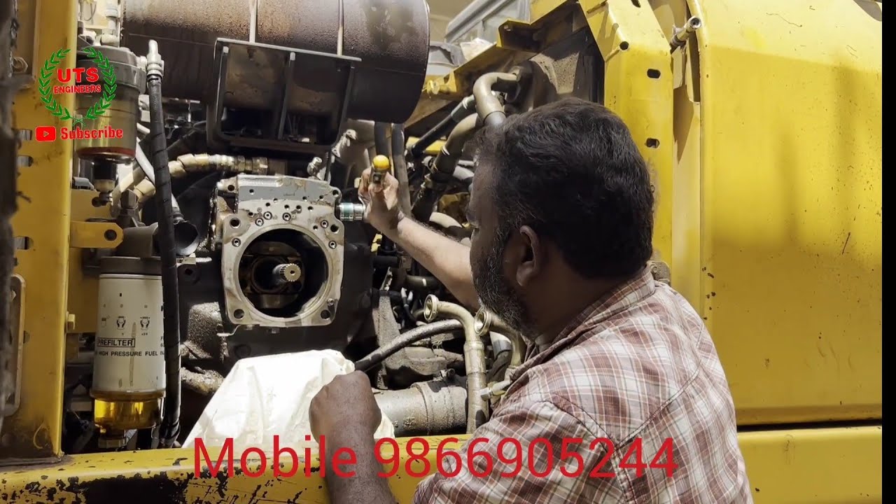 komatsu india PC210-8 Hydraulic Pump Repair in #Hyderabad @uts.engineers