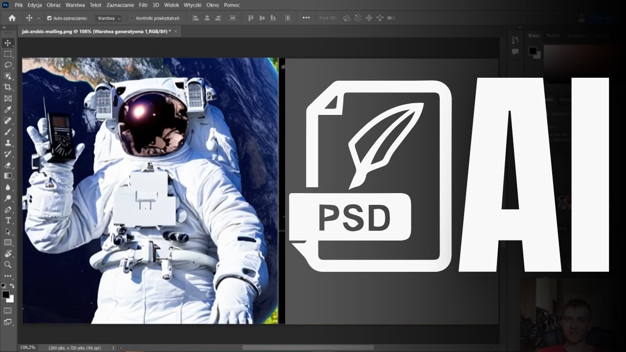 Sztuczna Inteligencja w Photoshop, czyli Wypełnianie Generatywne. To jest Komos Photoshop już ma AI!