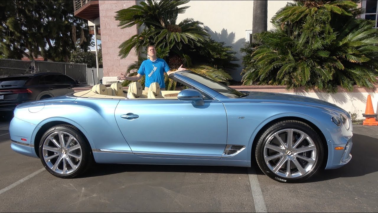 Bentley Continental GTC - это потрясающий люксовый кабриолет