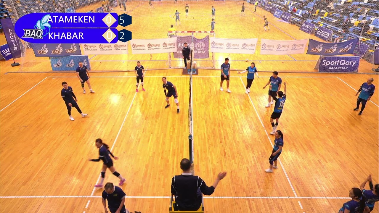 BAQ LIGA. VOLLEYBALL      ATAMEKEN BUSINESS VS KHABAR