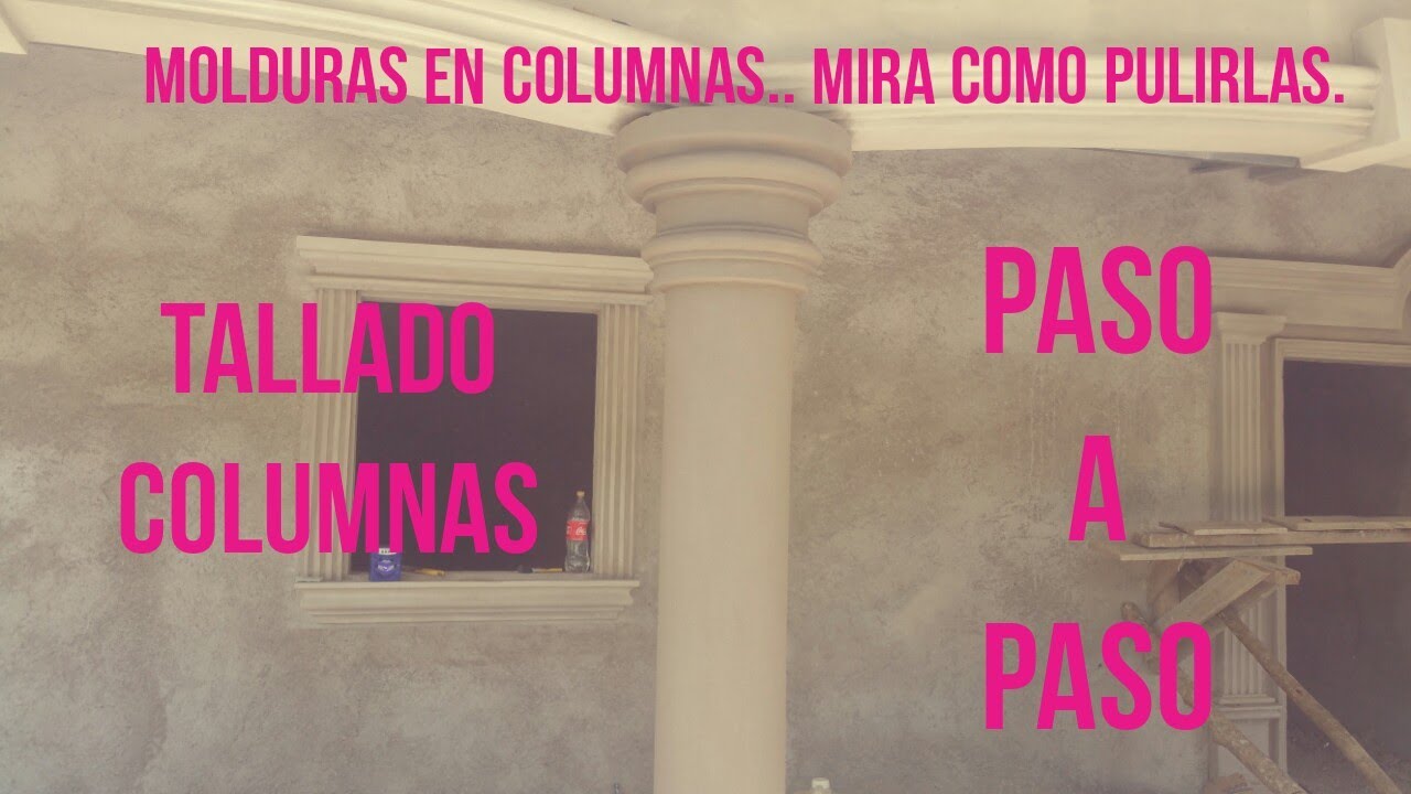 MOLDURAS EN COLUMNAS REDONDA