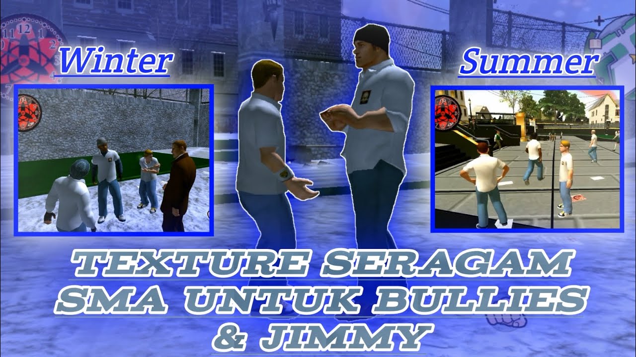 BULLY AE :Texture seragam SMA Bullies & Jimmy. #Bully
