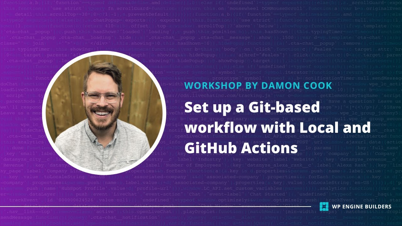 Set up a Git-based workflow with Local and GitHub Actions