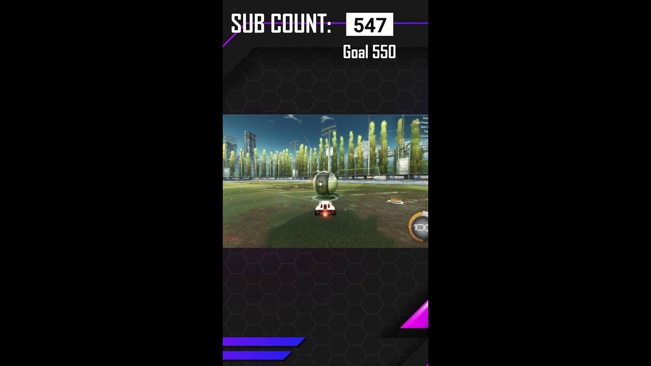 Rocket leauge LIVE - goal- 540 subs