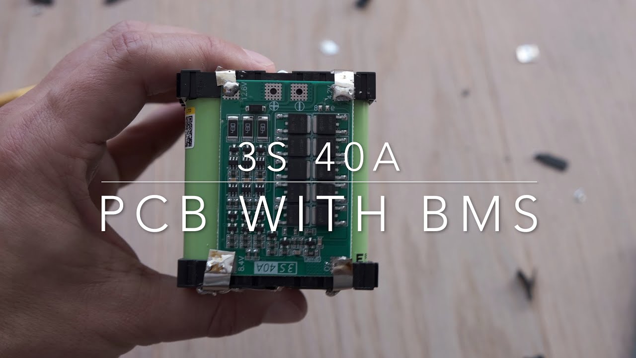 3S 40A Li-ion  Battery Charger Protection Board PCB with BMS