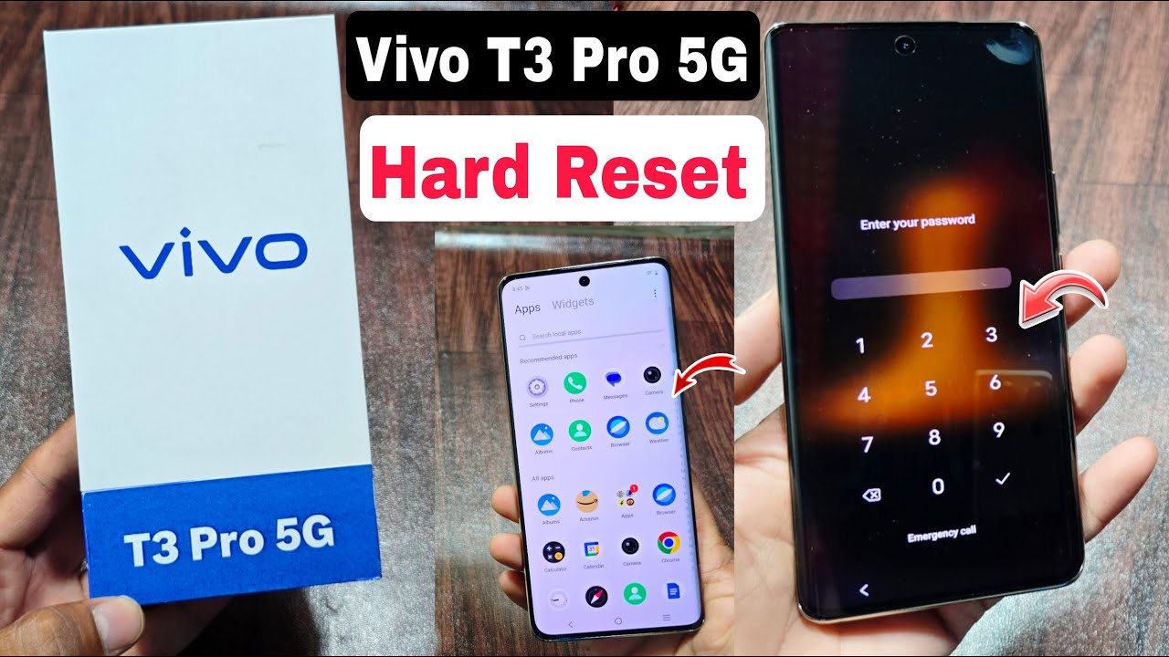 Forgot Password in Vivo T3 Pro 5g ? How To Unlock Vivo T3 Pro 5g | Vivo T3 Pro 5g Lock Kaise Tode