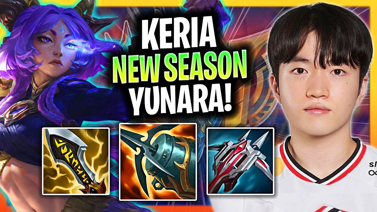 KERIA IS INSANE WITH YUNARA IN NEW SEASON! | T1 Keria Plays Yunara Bot vs Aphelios! | Season 2026