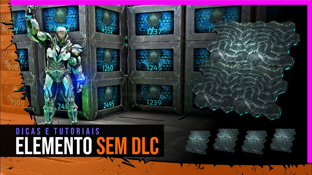 Como FARMAR ELEMENTO FÁCIL no Ark SEM DLC (Farm de elemento)