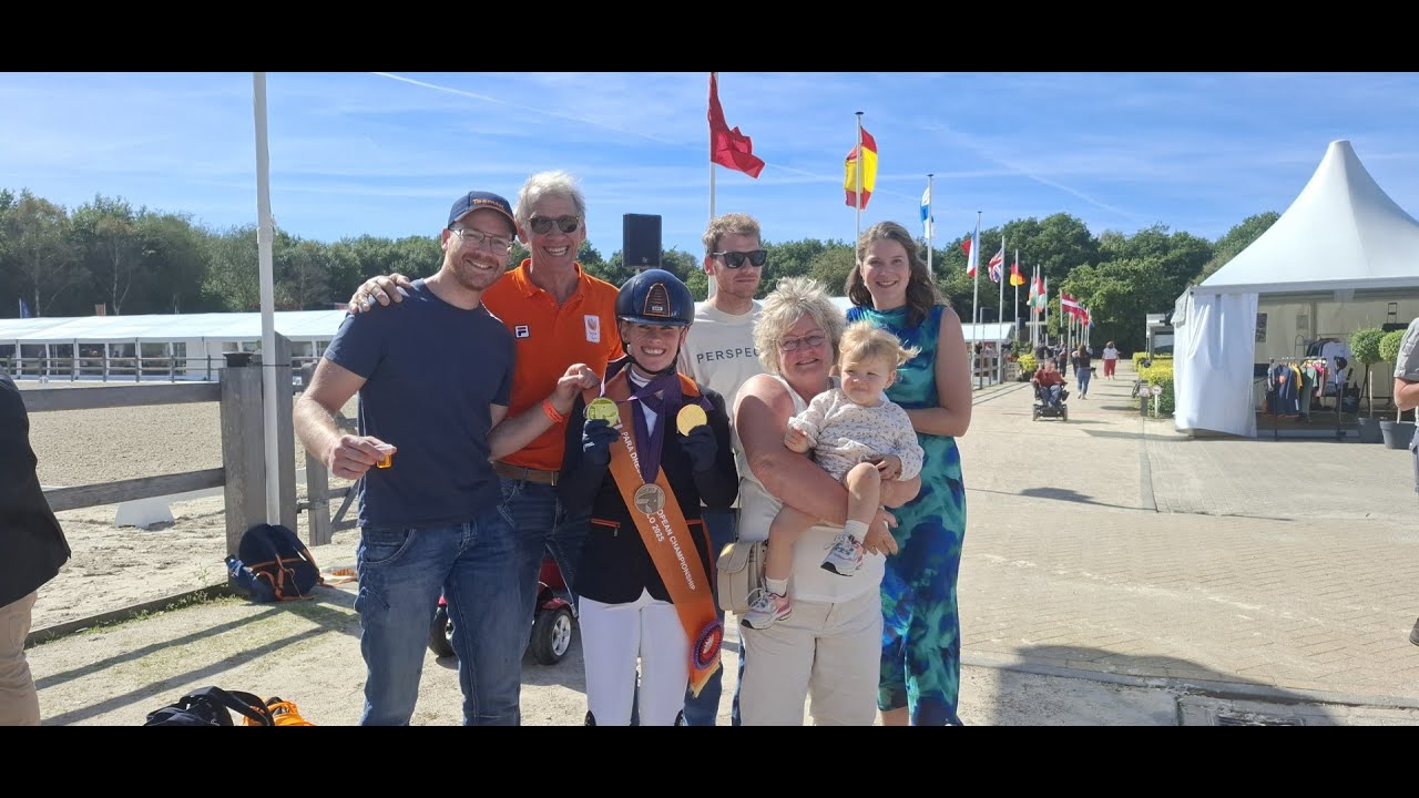 Twee keer goud en &eacute;&eacute;n keer zilver op EK voor Rixt van de Horst