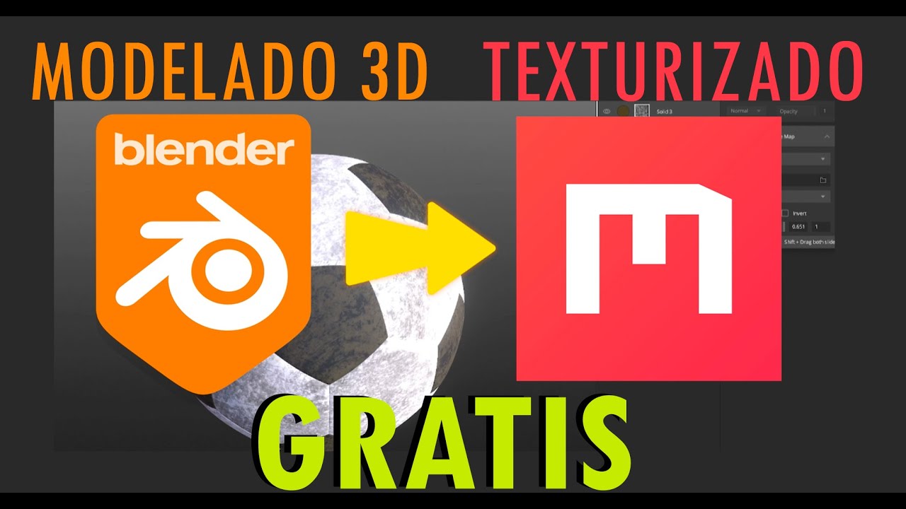 Como preparar archivo OBJ en BLENDER para texturizar en QUIXEL MIXER - Flujo de trabajo (Workflow)
