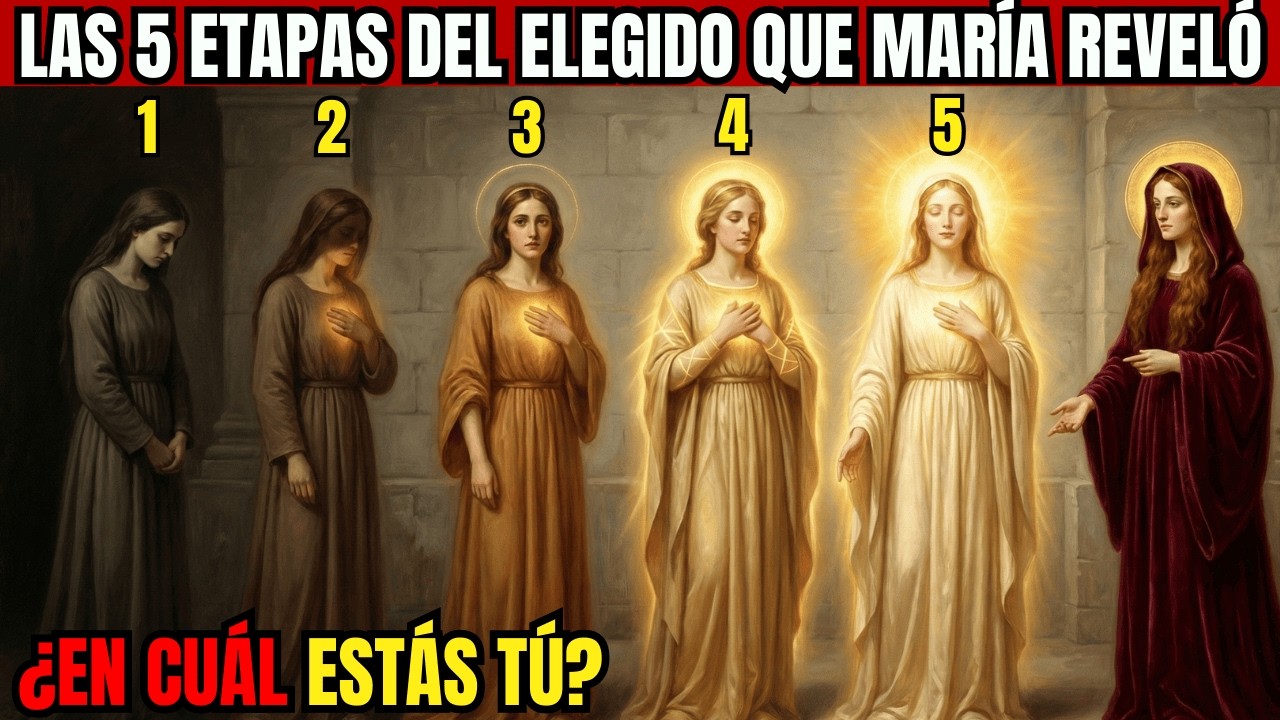 María ENSEÑÓ A Los ELEGIDOS Las 5 ETAPAS Del Despertar Espiritual — IDENTIFICA En Cuál Estás